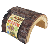 bearded dragon habba hut made of wood